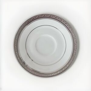 Noritake Crestwood Platinum 4166 6” Saucer 4166-403 Fine China